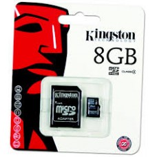 SD Micro 8GB Class4 Kingston +SD Adapter/SDHC/SDC4/8GB